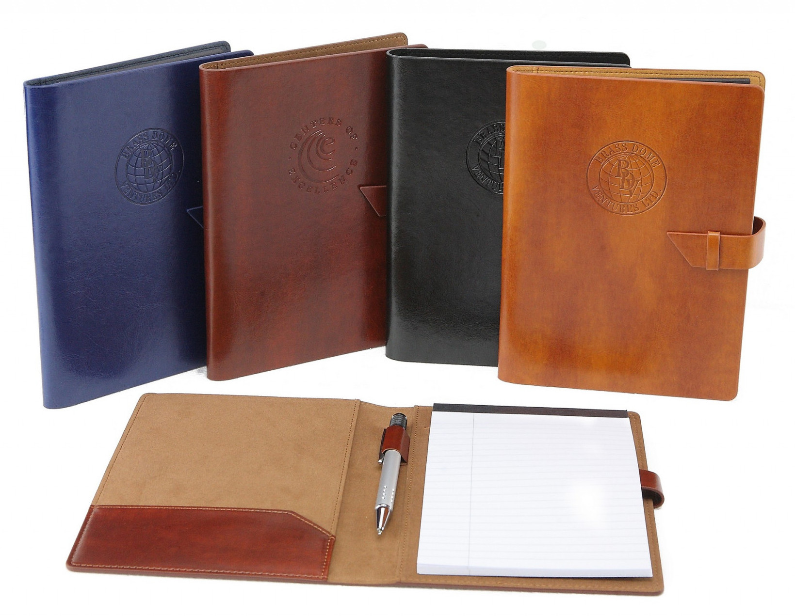 padfolios, folders and writing pads as promotional products