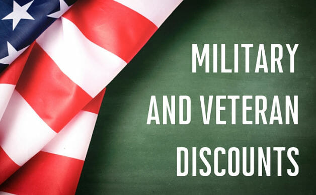 special offers for active military and Veterans