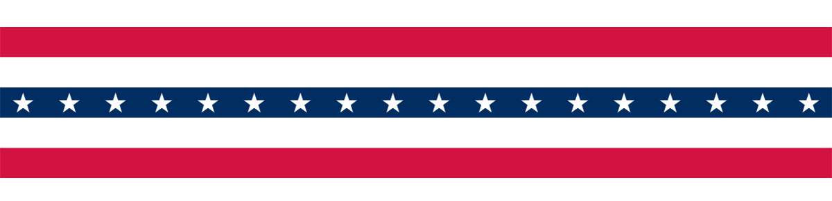 red white blue scroll